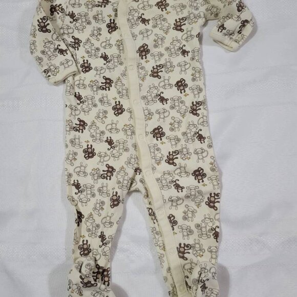 Gymboree Brand New BABY Monkeys 3-6 MONTH Used Sleeper. Mixed Z33 - Picture 3 of 3